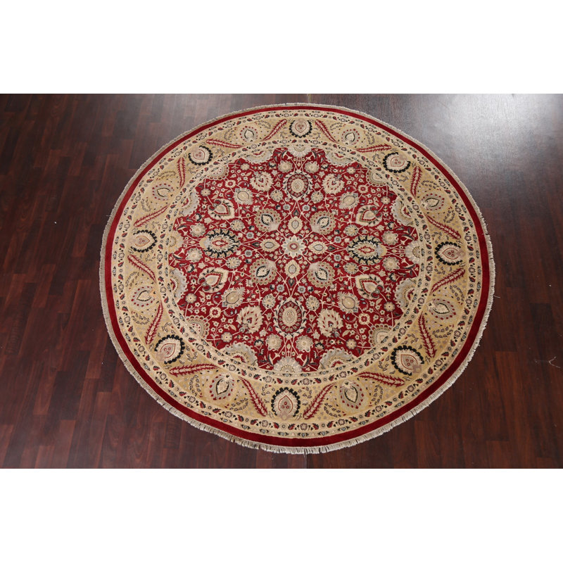 One-of-a-Kind 8' New Age Round Area Rug in
