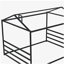 Metal house-shaped platform bed, black, extra-large-121069851