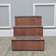 Tucker Murphy ™ Pet® Deluxe Escalier en bois pour animaux de compagnie - Chien / Chat 3 marches / escalier pour accéder au lit, au canapé et à l'escalier