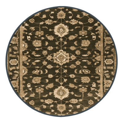 Tapis brun lavable à la machine