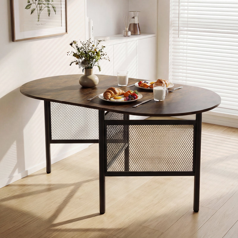 Metal Base Dining Table