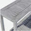 Console Eucalyptus, gris argenté