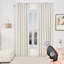 Ensemble de rideaux en chenille Clemmence Smart-1895516622-1895516623