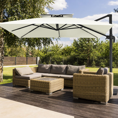 Pulk 132'' Square Cantilever Umbrella