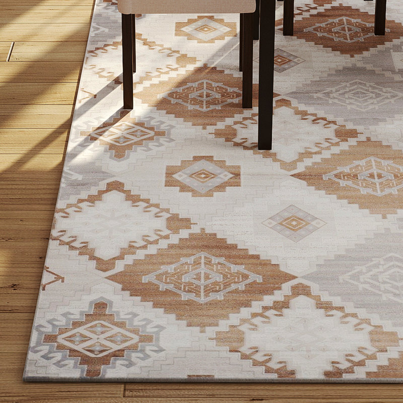Tapis géométrique Abrahamic, Rectangle 6 pi 7 po x 9 pi 2 po