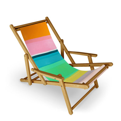 Reclining Folding Deck Chair