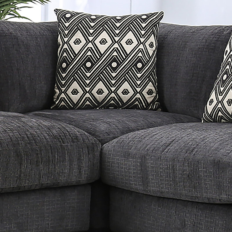 Upholstered U-Shaped Sectional Left Hand Facing
