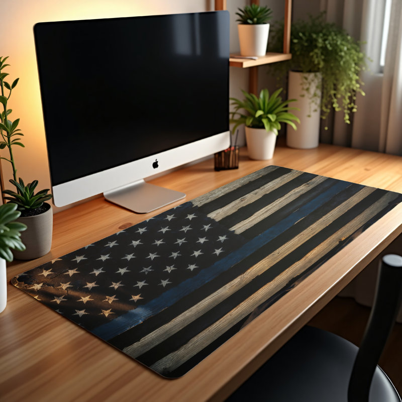 Polyester Desk Pad, 31.5x15.5