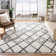 Rencher Moroccan Tassel Shag Performance Geometric Rug