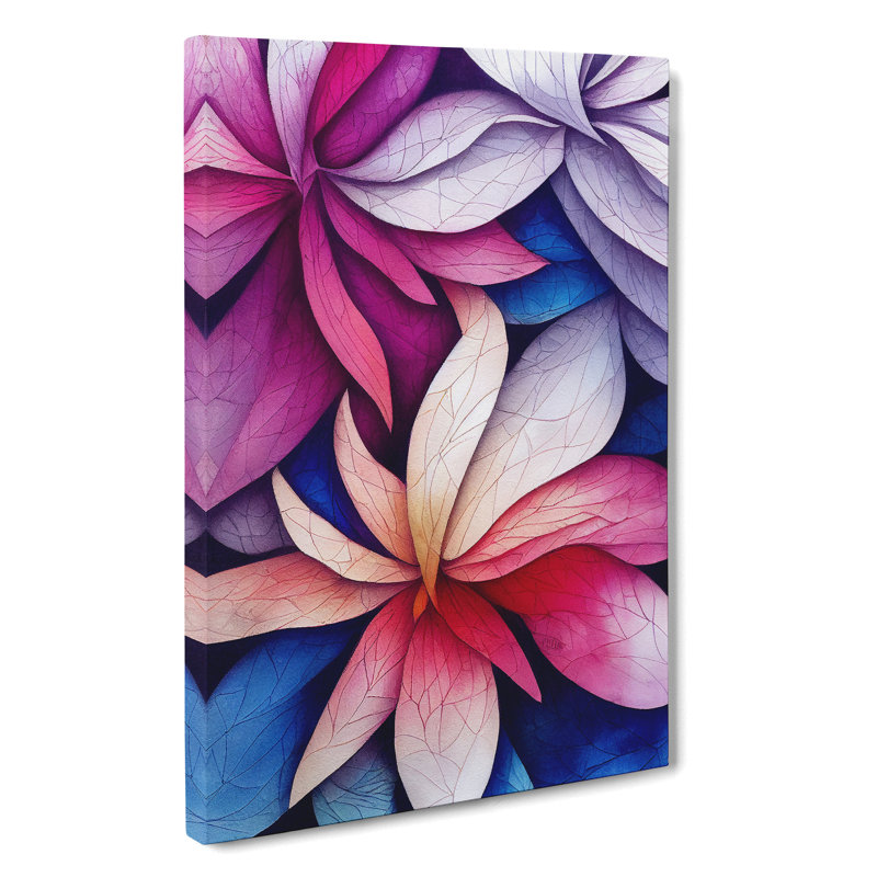 Entrancing Flowers No.3 - Wrapped Canvas, 50cm H x 35cm W x 3cm D