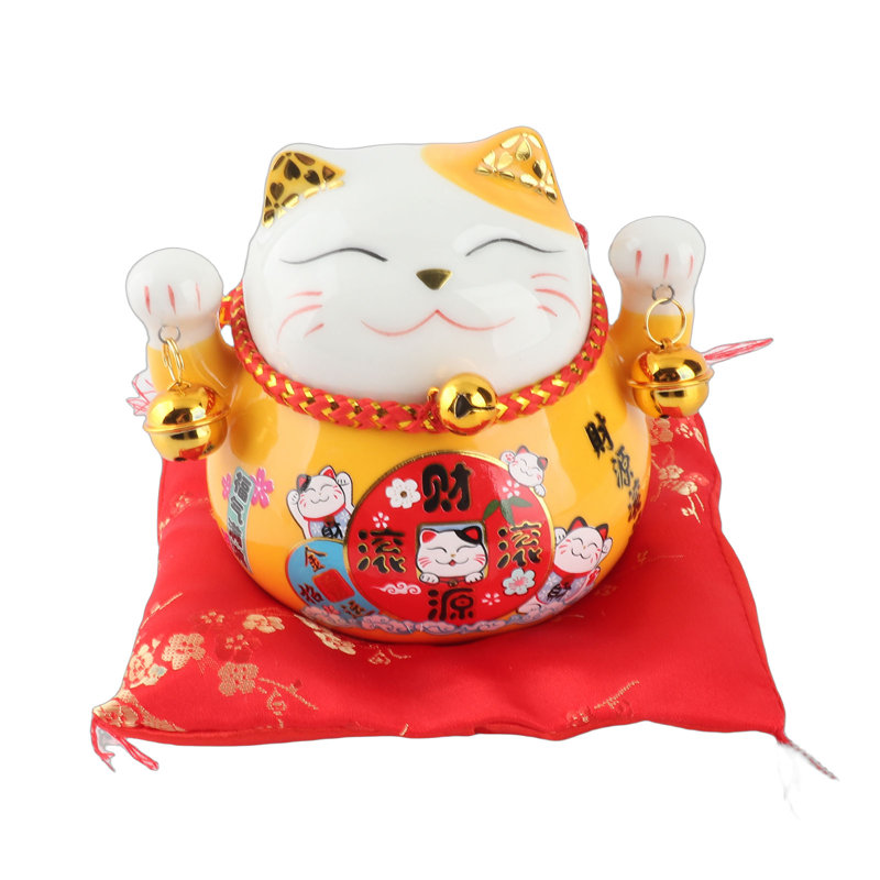 Tirelire chat chanceux 4,5 po