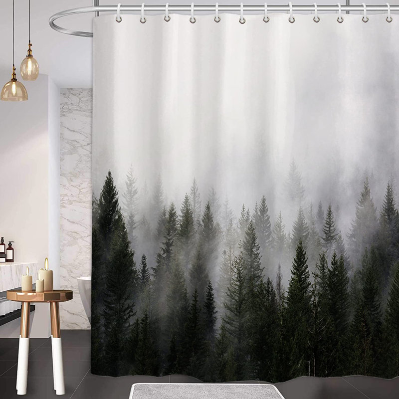 Rideau de douche Sandralee 71 x 71 po avec crochets