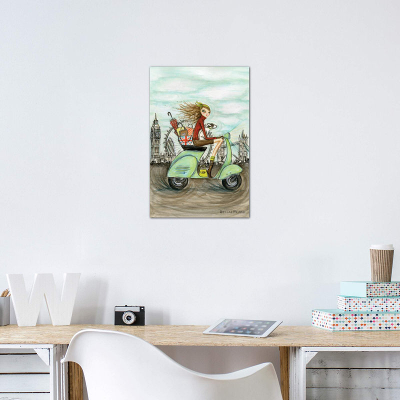 Art de londres, H 18 po x l 12 po x P 1,5 po, Toile tendue