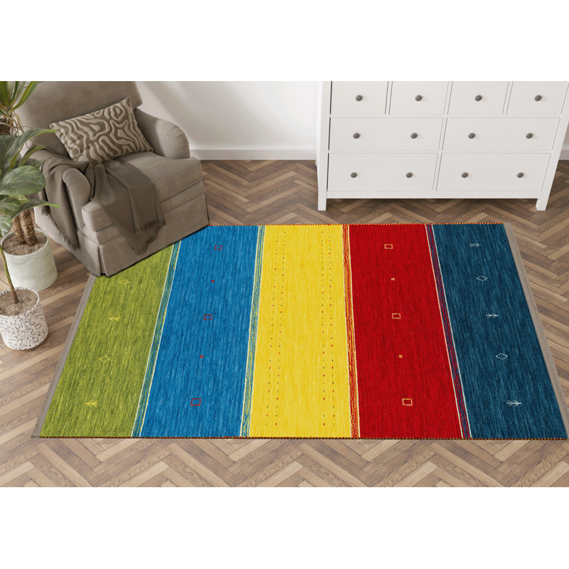Tapis intérieur / extérieur Koireng, Rectangle 5 pi x 6 pi 6 po