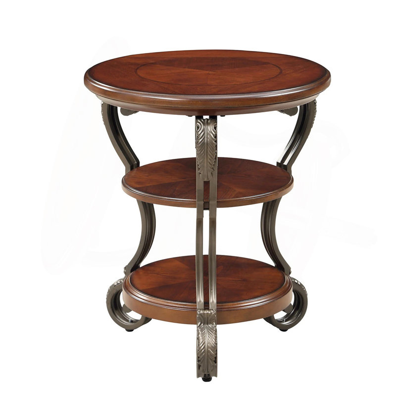 Meuble de salon de style traditionnel en cerisier brun 1 pièce