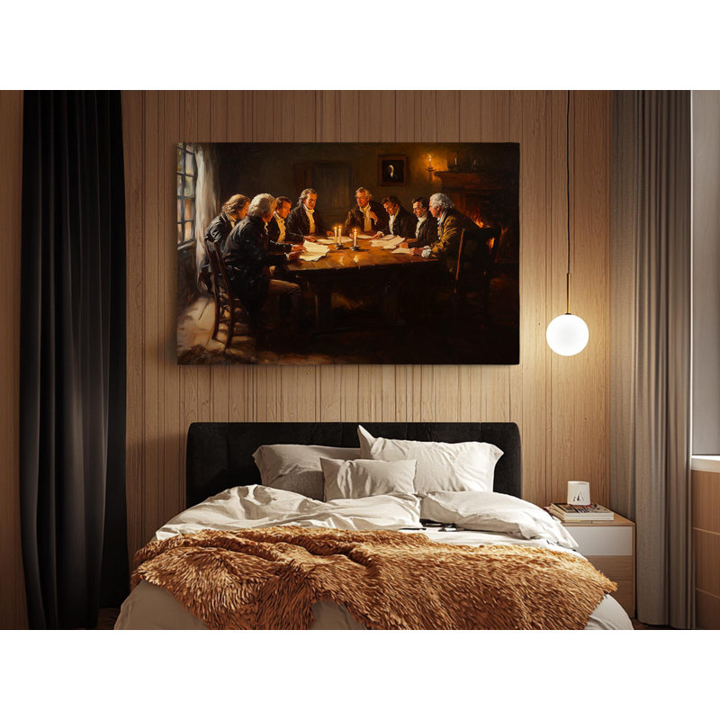 Reproduction d'art sur toile - Déléguée à la main - Décoration murale - Reproduction d'art, H 12 po x l 18 po