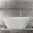Freestanding Bathtub, Soaking Tub, Chrome Drain and Cover, Contemporary Separate Bath-123846004