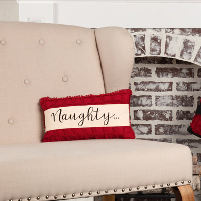 Coussin lombaire en coton naughty and nice Mervela