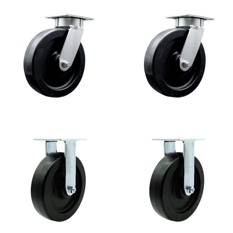 Kingpinless Polyolefin Swivel Caster