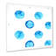 Pois bleu clair - peinture sur toile-67438700-67438704