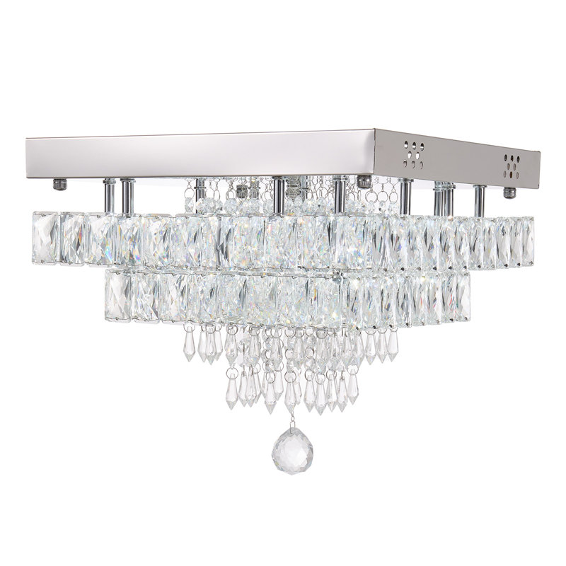 Crystal LED Flush Mount