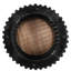 Table de bout ronde en bois massif