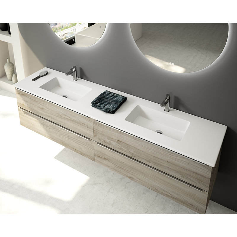 DAX Mara 18.1'' Matte White Bathroom Sink