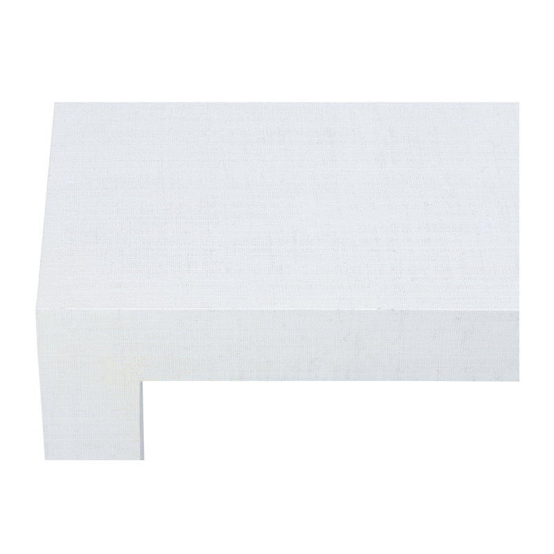 The Sensual Side Of Sleek Coffee Table, White Lacquer