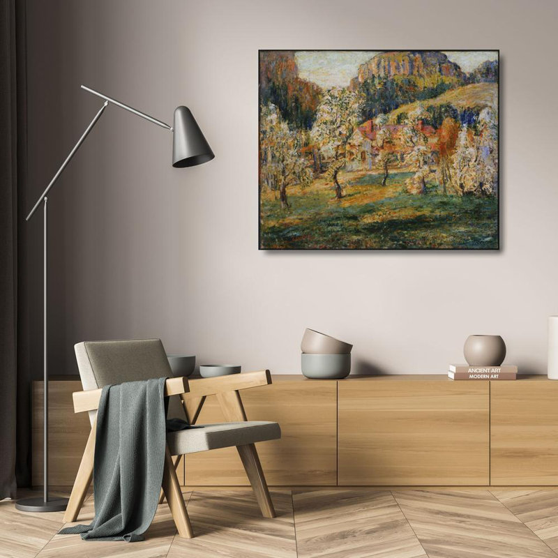 «May in the Mountains» par Ernest Lawson - Art mural sur toile tendue avec châssis, H 24 po x l 17 po