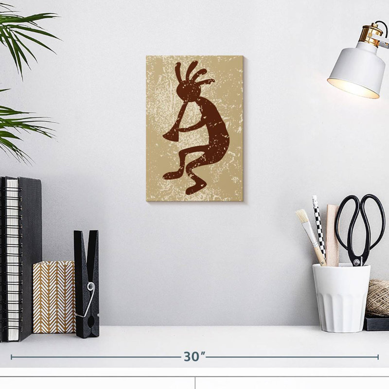 Lelar Native American Deity Grunge, 12" H x 8" W