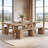 70.9" Extra Long Dining Bench, Brown