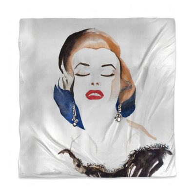 Vintage Chic Marilyne Monroe Duvet Cover | Retro Bedroom Decor
