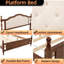 Lit tapissier de luxe classique avec rangement intelligent Classic Design