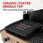 Royal Gourmet 4-Burner Portable Tabletop Grill & Griddle Combo with Hood, Bronze Gold