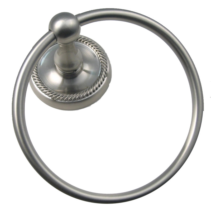 Riverside Towel Ring, Satin Nickel