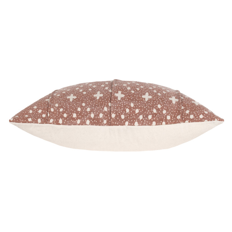 Helm Square Throw Pillow Cover, Pecan