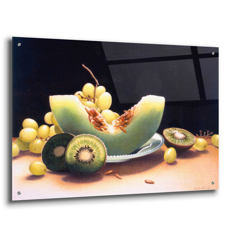 Shades Of Green par - Photographie sans cadre, H 24 po x l 36 po x P 0,2 po