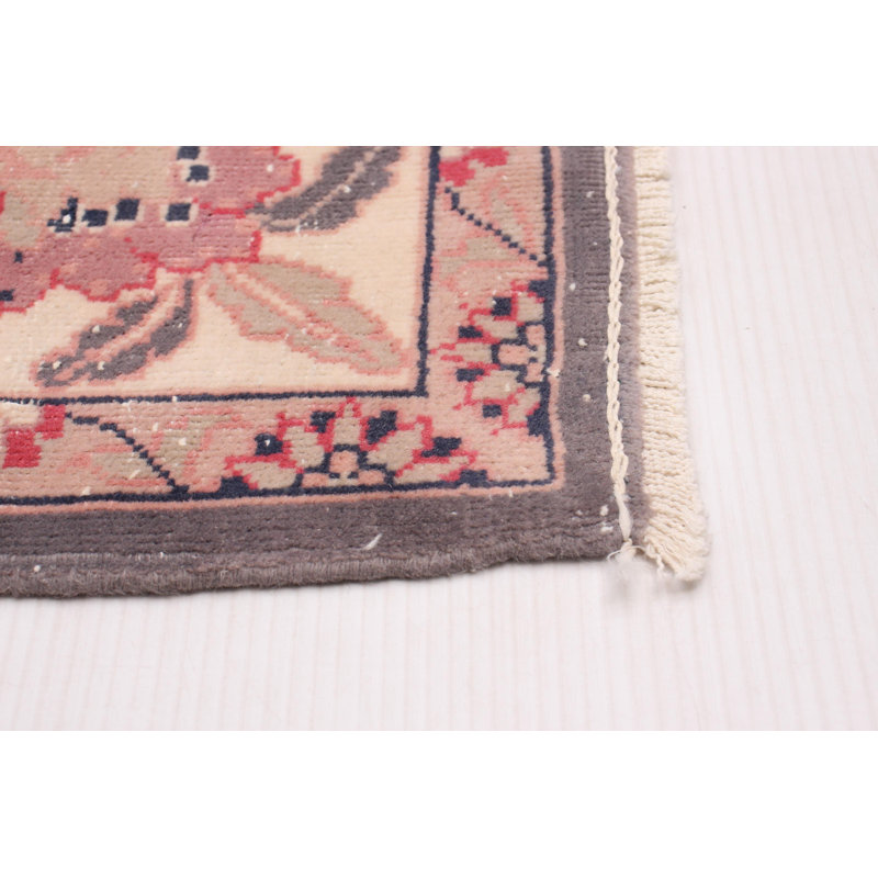 Tapis unique en laine 4 pi x 6 pi années 1990 Vyonne