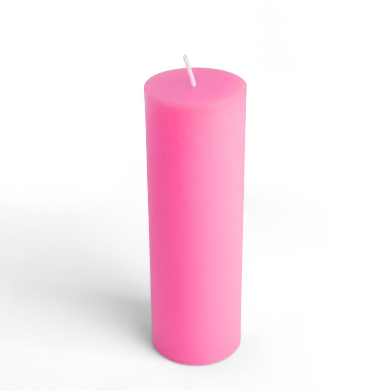 Bougie flottante 2 x 6 pouces, 24, Rose millennial, H 6 po x l 2 po x P 2 po