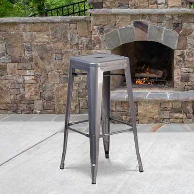 Maxbass Counter Stool with Metal Frame