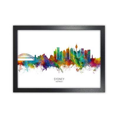 Sydney Australia Skyline by Michael Tompsett - Print