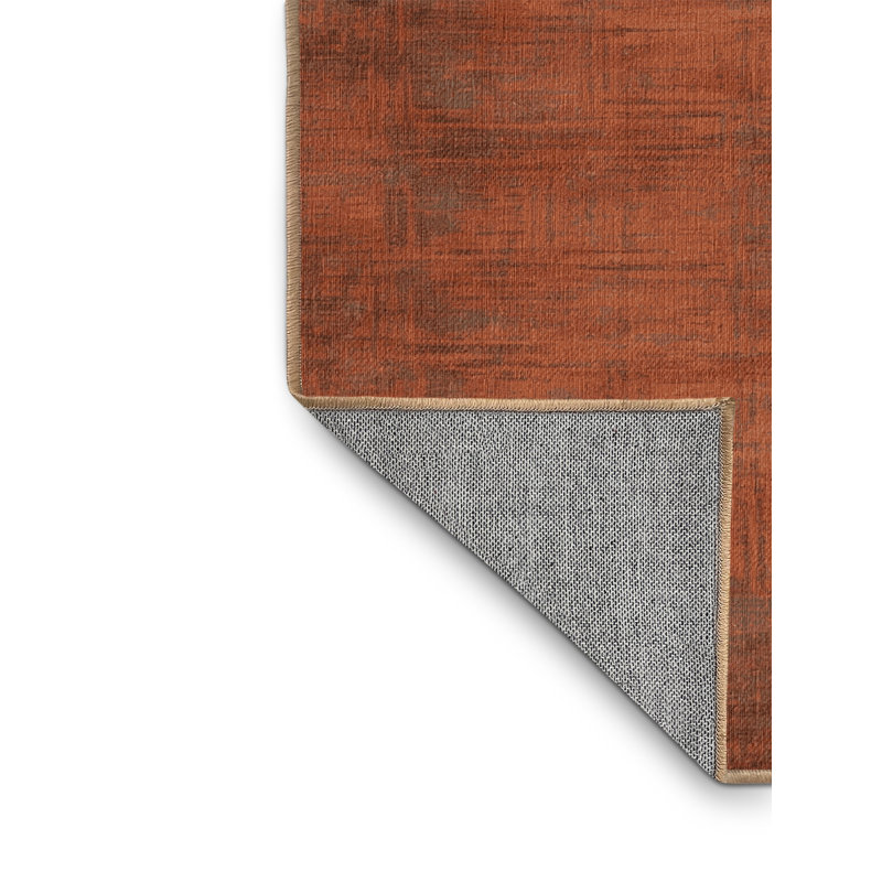 Tapis abstrait lavable à la machine, Carré 6 pi
