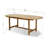 Anautica 6 - Person Teak Wood Patio Dining Set with Oval Table