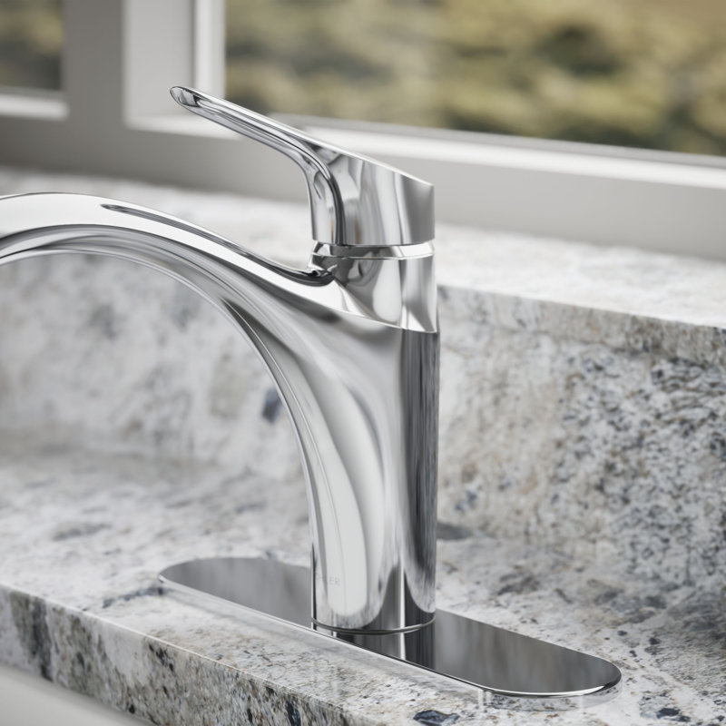 Rival Single-Handle Kitchen Sink Faucet, Polished Chrome