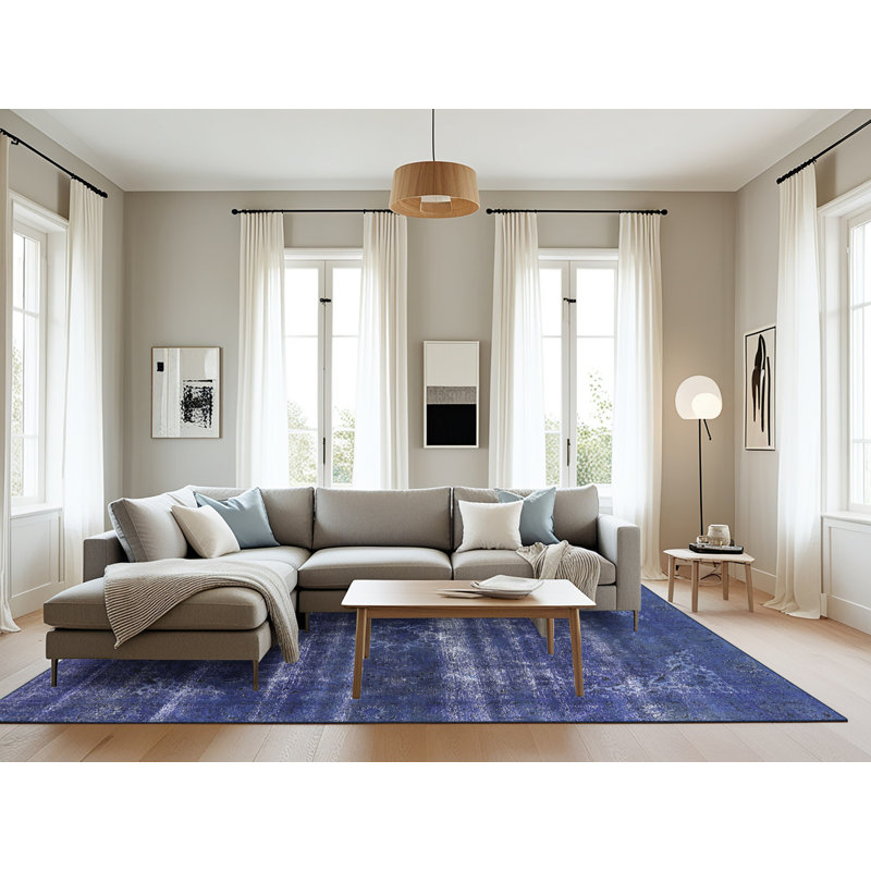 Tapis oriental bleu, Rectangle 8 pi x 12 pi