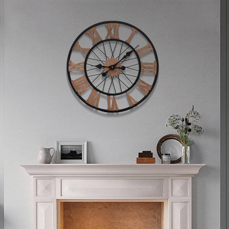 Lucene Metal Wall Clock