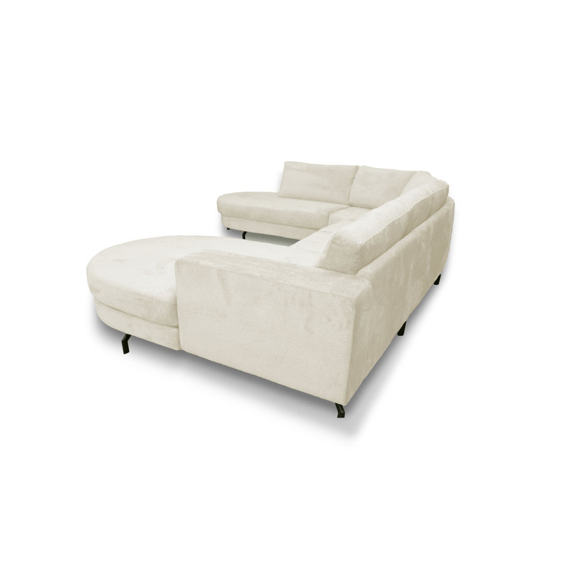 6 Seater Corner Sofa , Right Hand Facing, Cream