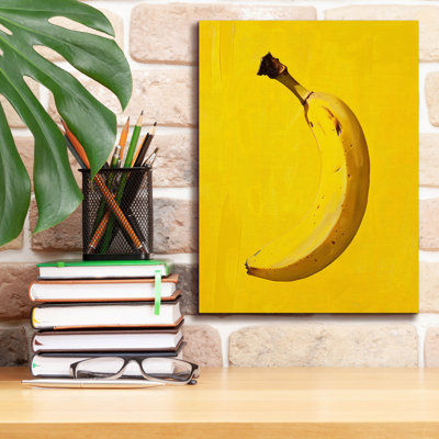 «Banana» par Andreas Magnusson, art mural sur toile, 40 po x 54 po