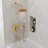 Tub and Shower Faucet Set , 9" Rainfall Shower Head with 3‑Setting Handheld Shower-109786360