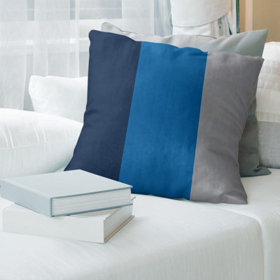 Winnipeg Hockey Linen Striped Pillow Cover